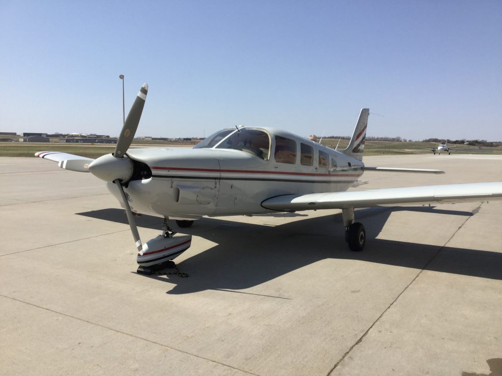 N82965 parked on the ramp